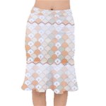 shells pattern Short Mermaid Skirt