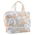 shells pattern Sports Shoulder Bag with Shoes Compartment