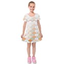 Kids  Short Sleeve Velvet Dress 