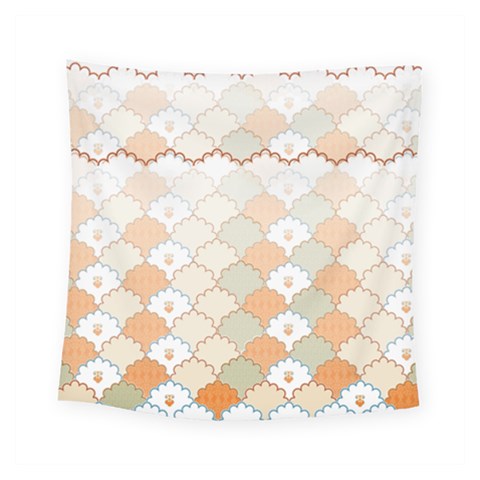 shells pattern Square Tapestry (Small) from ArtsNow.com