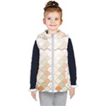 shells pattern Kids  Hooded Puffer Vest