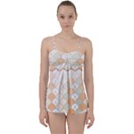 shells pattern Babydoll Tankini Top