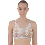 shells pattern Back Weave Sports Bra