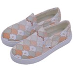 shells pattern Kids  Canvas Slip Ons