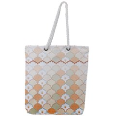 Full Print Rope Handle Tote (Large) 