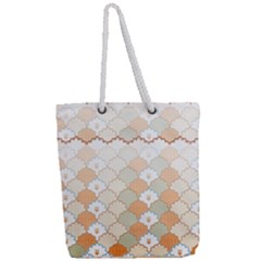 Full Print Rope Handle Tote (Large) 