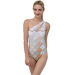 shells pattern To One Side Swimsuit