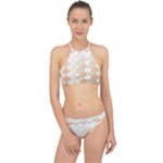 shells pattern Halter Bikini Set