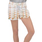 shells pattern Women s Velour Lounge Shorts