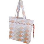 shells pattern Drawstring Tote Bag