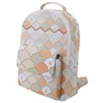 shells pattern Flap Pocket Backpack (Small)