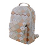 shells pattern Flap Pocket Backpack (Large)