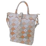 shells pattern Buckle Top Tote Bag