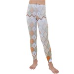 shells pattern Kids  Lightweight Velour Leggings