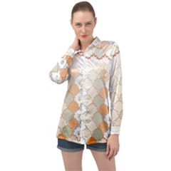 Long Sleeve Satin Shirt 