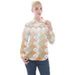 shells pattern Women s Long Sleeve Pocket Shirt