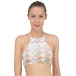 shells pattern Halter Bikini Top