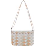 shells pattern Double Gusset Crossbody Bag