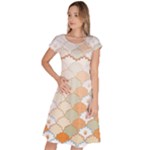 shells pattern Classic Short Sleeve Dress