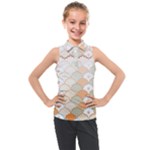 shells pattern Kids  Sleeveless Polo T-Shirt