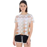 shells pattern Open Back Sport T-Shirt