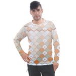 shells pattern Men s Pique Long Sleeve T-Shirt