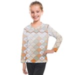 shells pattern Kids  Long Mesh T-Shirt