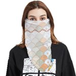 shells pattern Face Covering Bandana (Triangle)