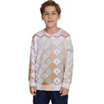 shells pattern Kids  Crewneck Sweatshirt