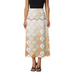 shells pattern Classic Midi Chiffon Skirt