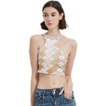 shells pattern Cut Out Top