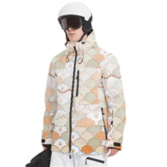 Men s Multi Pockets Zip Ski and Snowboard Waterproof Breathable Jacket 