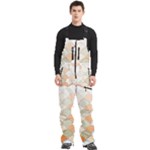 shells pattern Men s Front Zip Ski And Snowboard Bib Pants