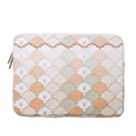 shells pattern 13  Vertical Laptop Sleeve Case With Pocket