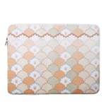 shells pattern 15  Vertical Laptop Sleeve Case With Pocket