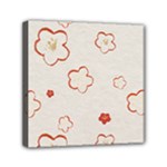 Floral Pattern Mini Canvas 6  x 6  (Stretched)