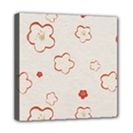 Floral Pattern Mini Canvas 8  x 8  (Stretched)