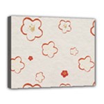 Floral Pattern Canvas 14  x 11  (Stretched)