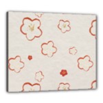 Floral Pattern Canvas 24  x 20  (Stretched)