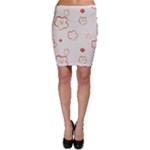 Floral Pattern Bodycon Skirt