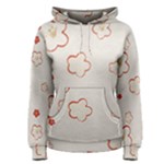 Floral Pattern Women s Pullover Hoodie