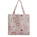 Zipper Grocery Tote Bag 