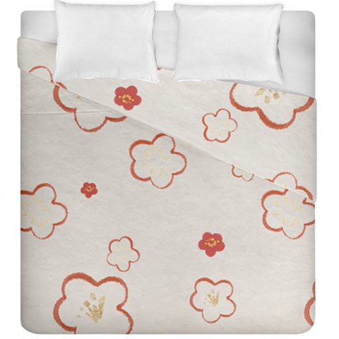 Floral Pattern Duvet Cover Double Side (King Size) from ArtsNow.com