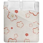 Floral Pattern Duvet Cover Double Side (California King Size)