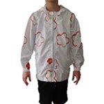 Floral Pattern Kids  Hooded Windbreaker