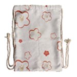 Floral Pattern Drawstring Bag (Large)