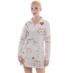 Floral Pattern Women s Long Sleeve Casual Dress