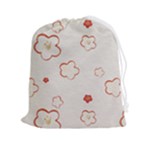 Floral Pattern Drawstring Pouch (2XL)