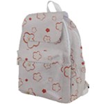 Floral Pattern Top Flap Backpack