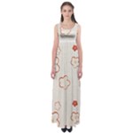 Floral Pattern Empire Waist Maxi Dress